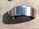 Two-Tone Cobalt Men's Wedding Band- Size 8.75